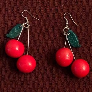 Cherry bomb earrings